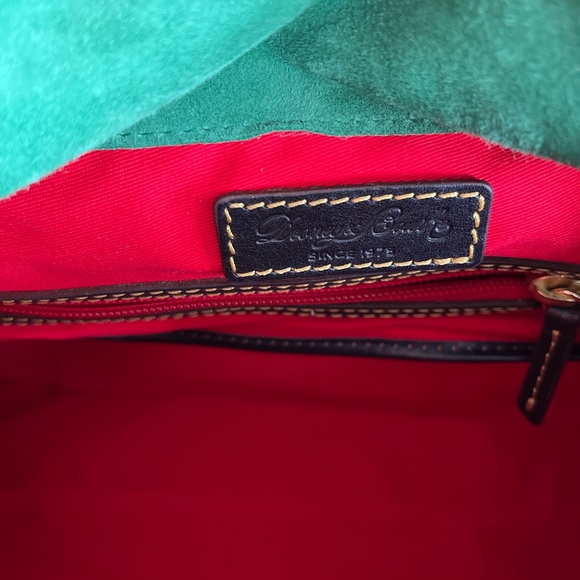 Dooney & Bourke, Florentine Satchel (Navy) REGULAR SIZE NOT MINI - Picture 8 of 14